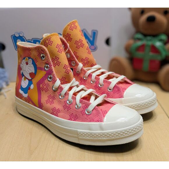 Converse Chuck 70 Doraemon Limited Edition Unisex High Top Sneakers W10 M8 NIB - Picture 2 of 13